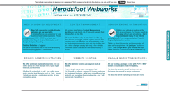 Desktop Screenshot of herodsfoot-webworks.co.uk