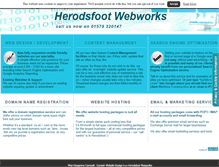 Tablet Screenshot of herodsfoot-webworks.co.uk